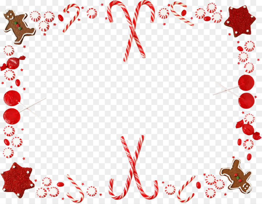 Candy cane Christmas Borders and Frames Clip art - garland frame png download - 3305*2561 - Free Transparent Candy Cane png Download.