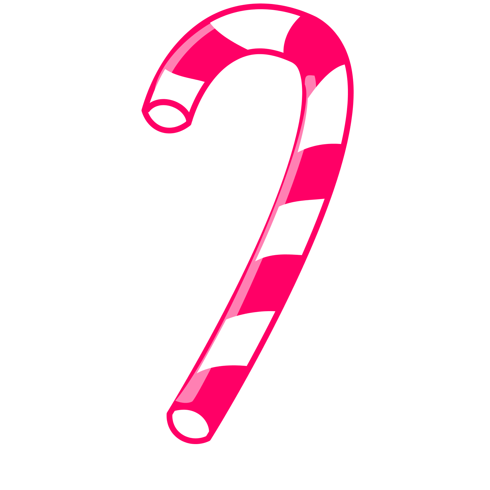 pink christmas candy cane
