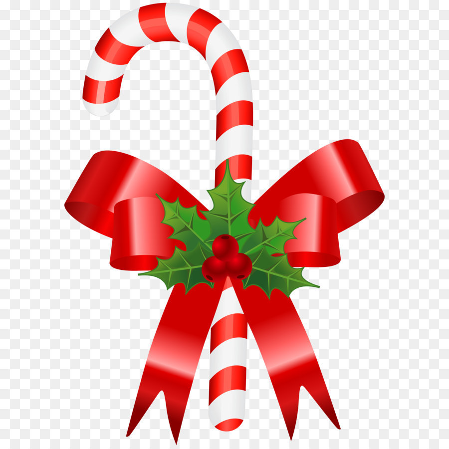 Christmas ornament Candy cane Gift Ribbon - Candy Cane Transparent PNG Clip Art png download - 5792*8000 - Free Transparent Candy Cane png Download.