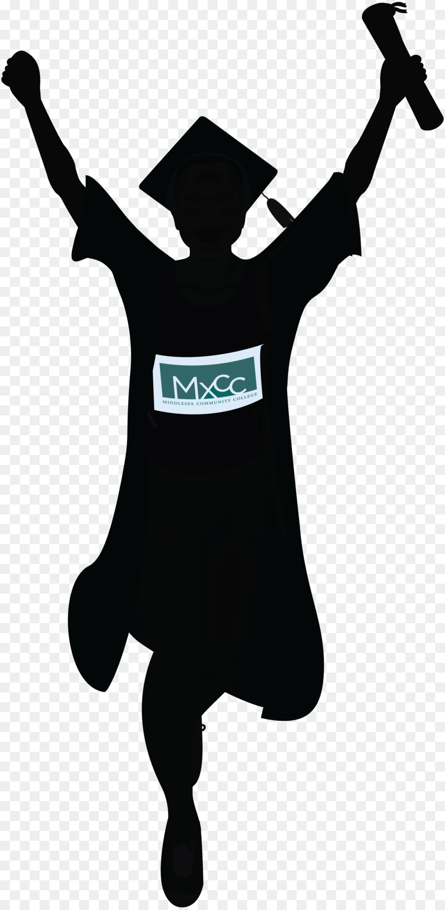 Middlesex Community College Cap and Gown 5K Evening gown Dress - gown png download - 1587*3241 - Free Transparent Middlesex Community College png Download.