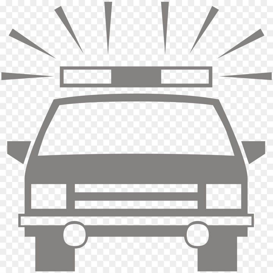 Police car Silhouette Vehicle - ambulance png download - 2000*2000 - Free Transparent Car png Download.