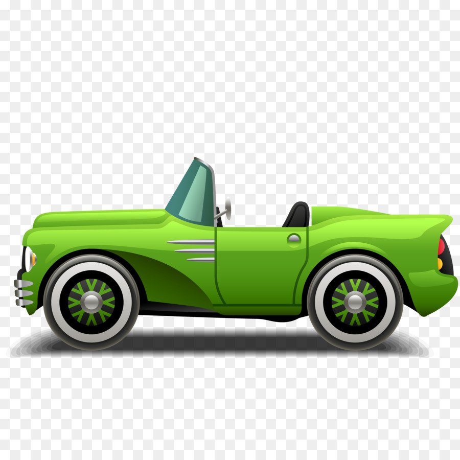 Sudha Cars Museum Sports car - Vector cartoon green car png download - 2083*2083 - Free Transparent Sudha Cars Museum png Download.