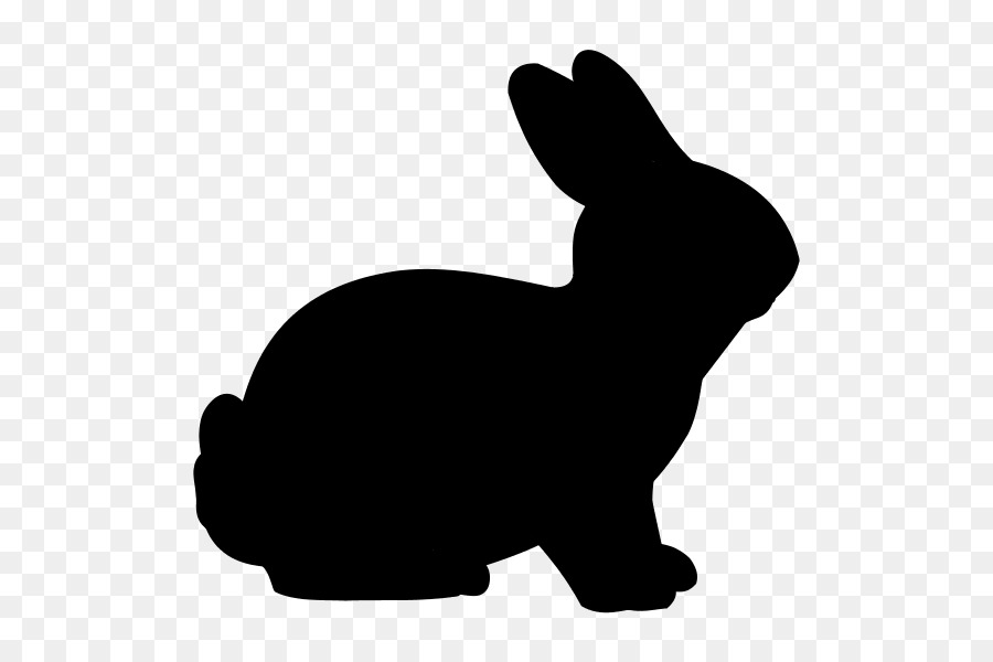 Easter Bunny Rabbit Silhouette Clip art - rabbit png download - 600*600 - Free Transparent Easter Bunny png Download.