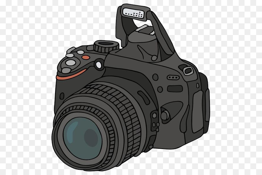 Camera Photography Drawing Cartoon - Simple camera png download - 600*600 - Free Transparent Camera png Download.
