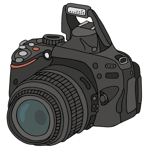 Camera Photography Drawing Cartoon - Simple camera png download - 600*