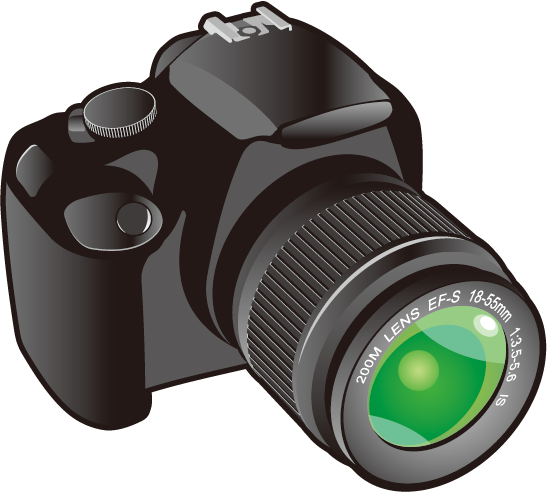 Photographic film Camera Clip art - Cartoon Camera png download - 547*