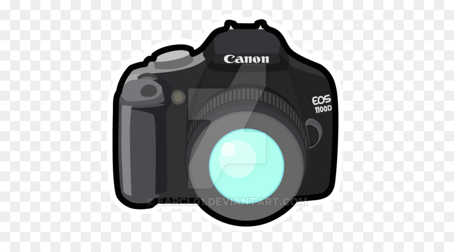 Canon EOS Camera Cartoon Drawing Clip art - photo cameras png download - 600*500 - Free Transparent Canon EOS png Download.