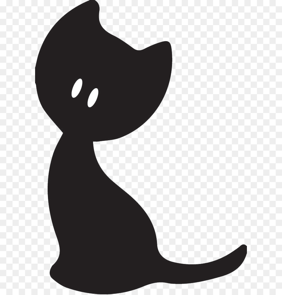 Whiskers Cat Silhouette Kitten Clip art - Cat png download - 676*938 - Free Transparent Whiskers png Download.