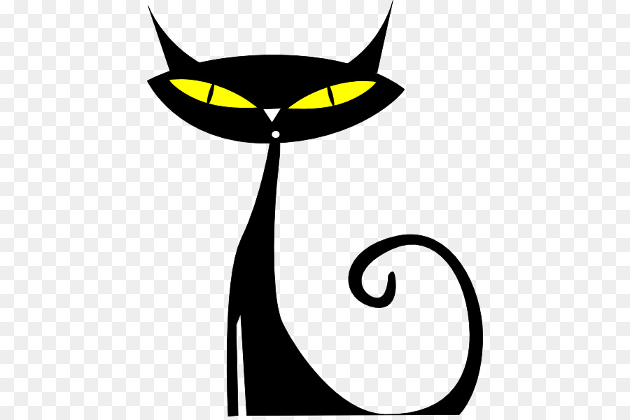 Black cat Free content Clip art - Halloween Black Cat Cartoon png download - 480*595 - Free Transparent Cat png Download.
