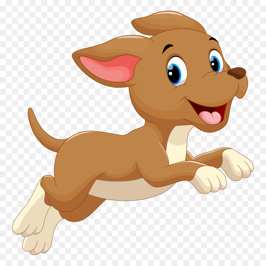 Dog Puppy Cartoon Clip art - Running puppy png download - 1000*1000 - Free Transparent Dog png Download.