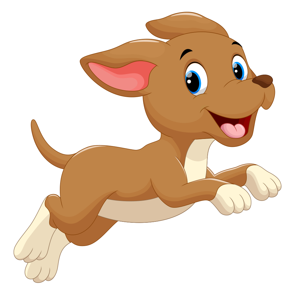 Dog Puppy Cartoon Clip art - Running puppy png download - 1000*1000