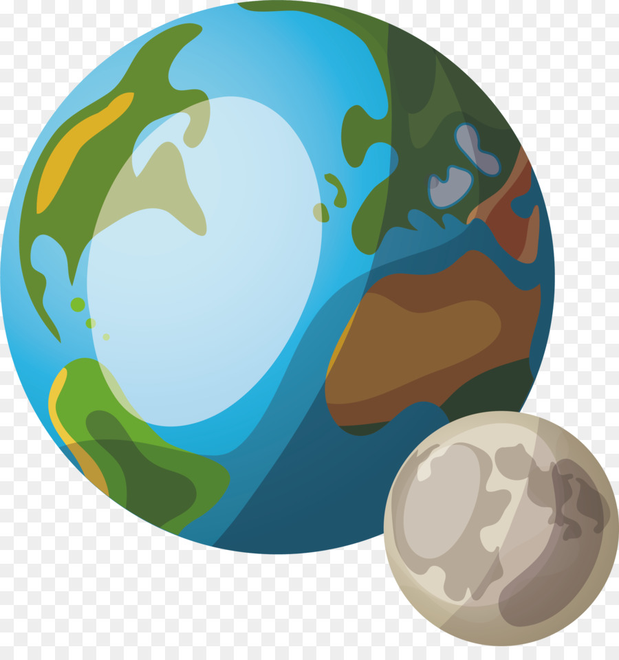 Earth Cartoon Planet - two planets png download - 2296*2399 - Free Transparent Earth png Download.