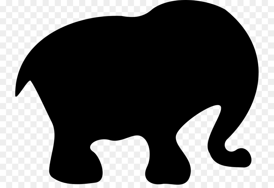 African elephant Silhouette Clip art - Cartoon Silhouette Cliparts png download - 800*609 - Free Transparent African Elephant png Download.