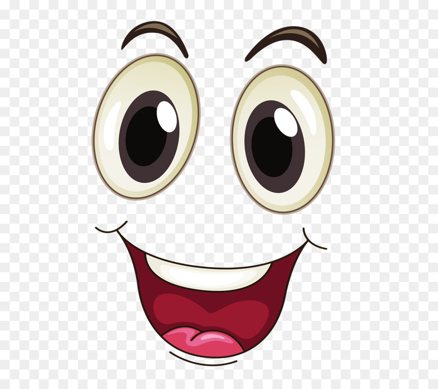 Eye Mouth Cartoon Face Clip art - Happy face png download - 626*800 - Free Transparent  png Download.