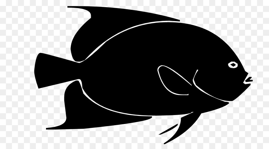 Silhouette Fish Clip art - marine fish png download - 900*500 - Free Transparent Silhouette png Download.