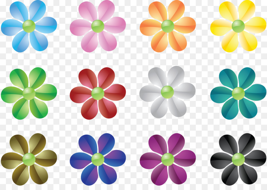 Flower Floral design - cartoon flowers png download - 3450*2444 - Free Transparent Flower png Download.