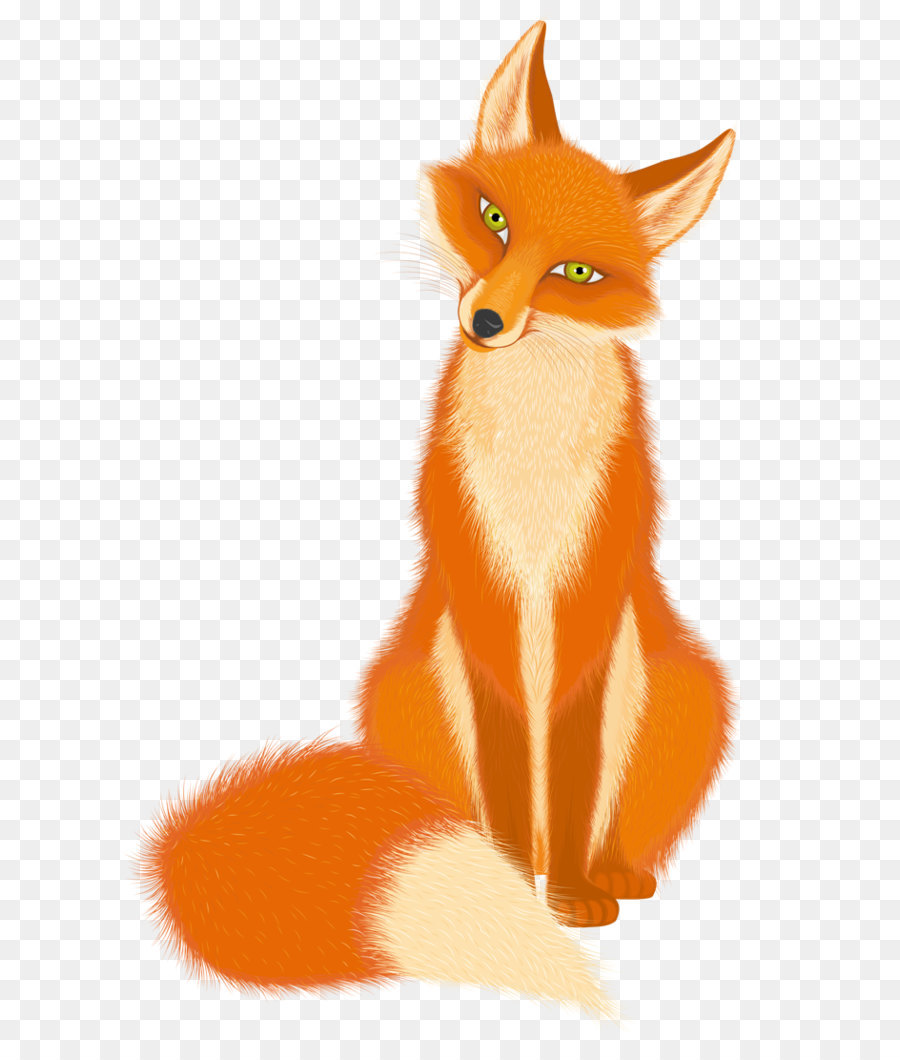 Red fox Cartoon Illustration - Transparent Cartoon Fox PNG Picture png download - 682*1108 - Free Transparent Arctic Fox png Download.