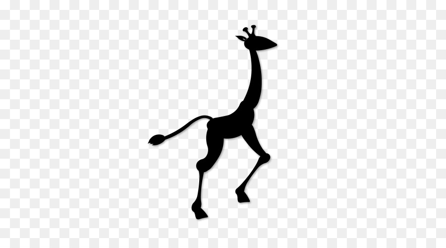 Giraffe Mustang Silhouette Animal Shadow - giraffe png download - 500*500 - Free Transparent Giraffe png Download.
