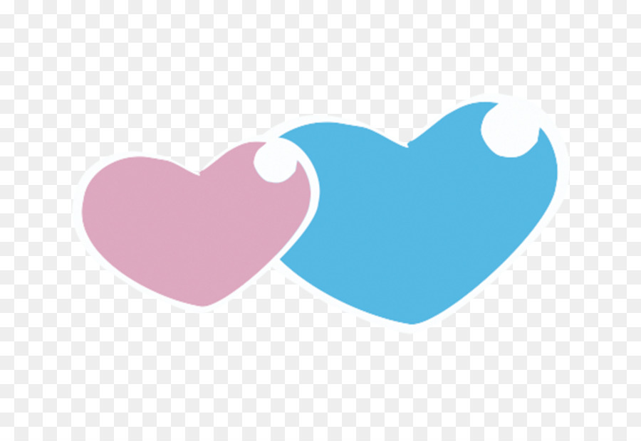 pink and blue heart png
