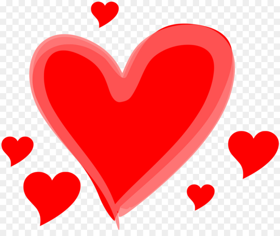 Love Hearts Love Hearts Clip art - Cartoon Love Heart png download - 2000*1650 - Free Transparent  png Download.