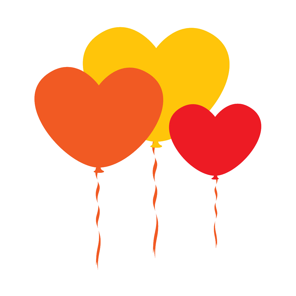 Cartoon Heart Clip art - Red Love Balloon png download - 1024*1024 - Free  Transparent png Download. - Clip Art Library