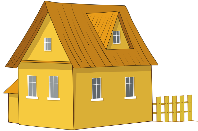 English country house Cartoon - Chalet house png download - 800*532