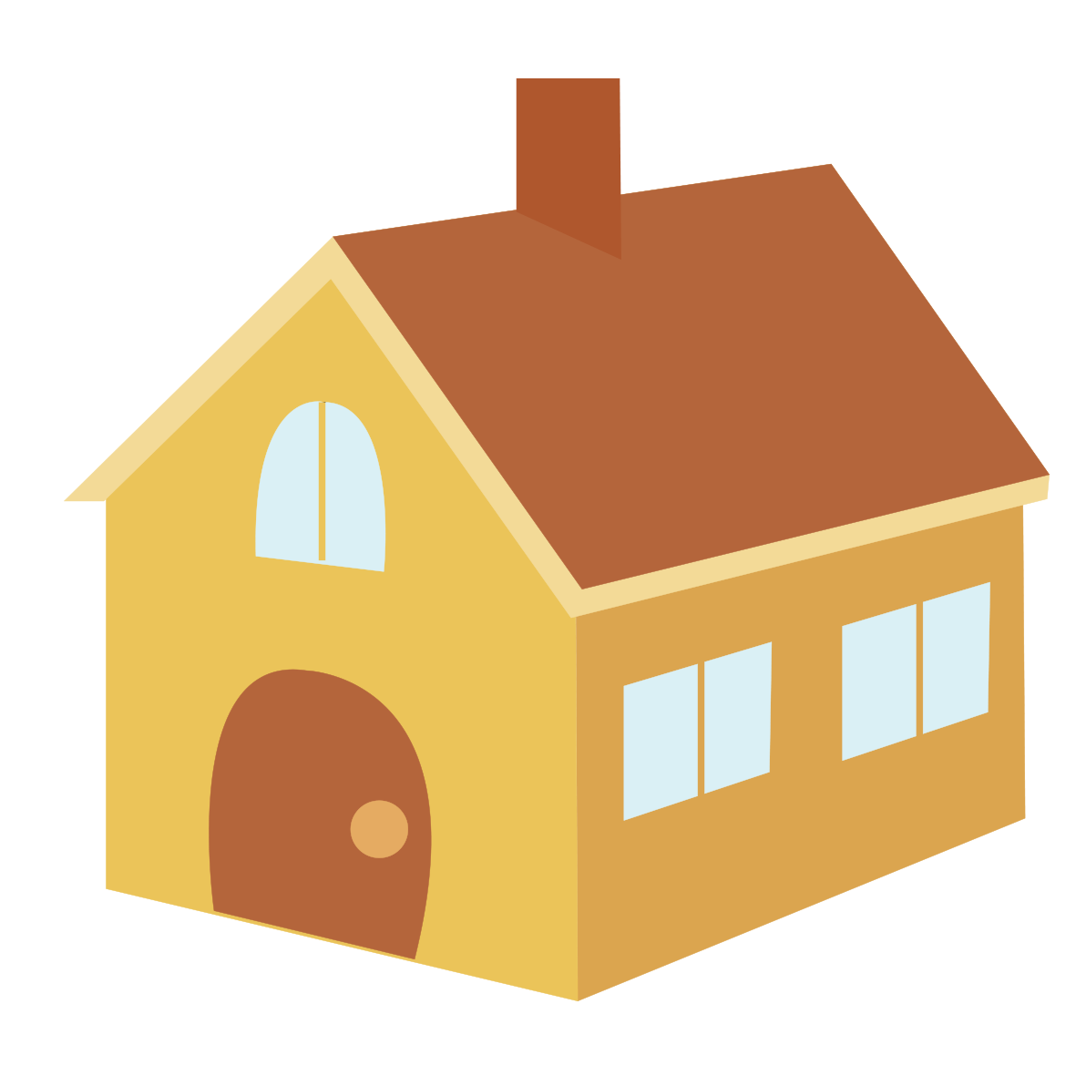 House Drawing Cartoon - Cartoon house model png download - 1181*1181