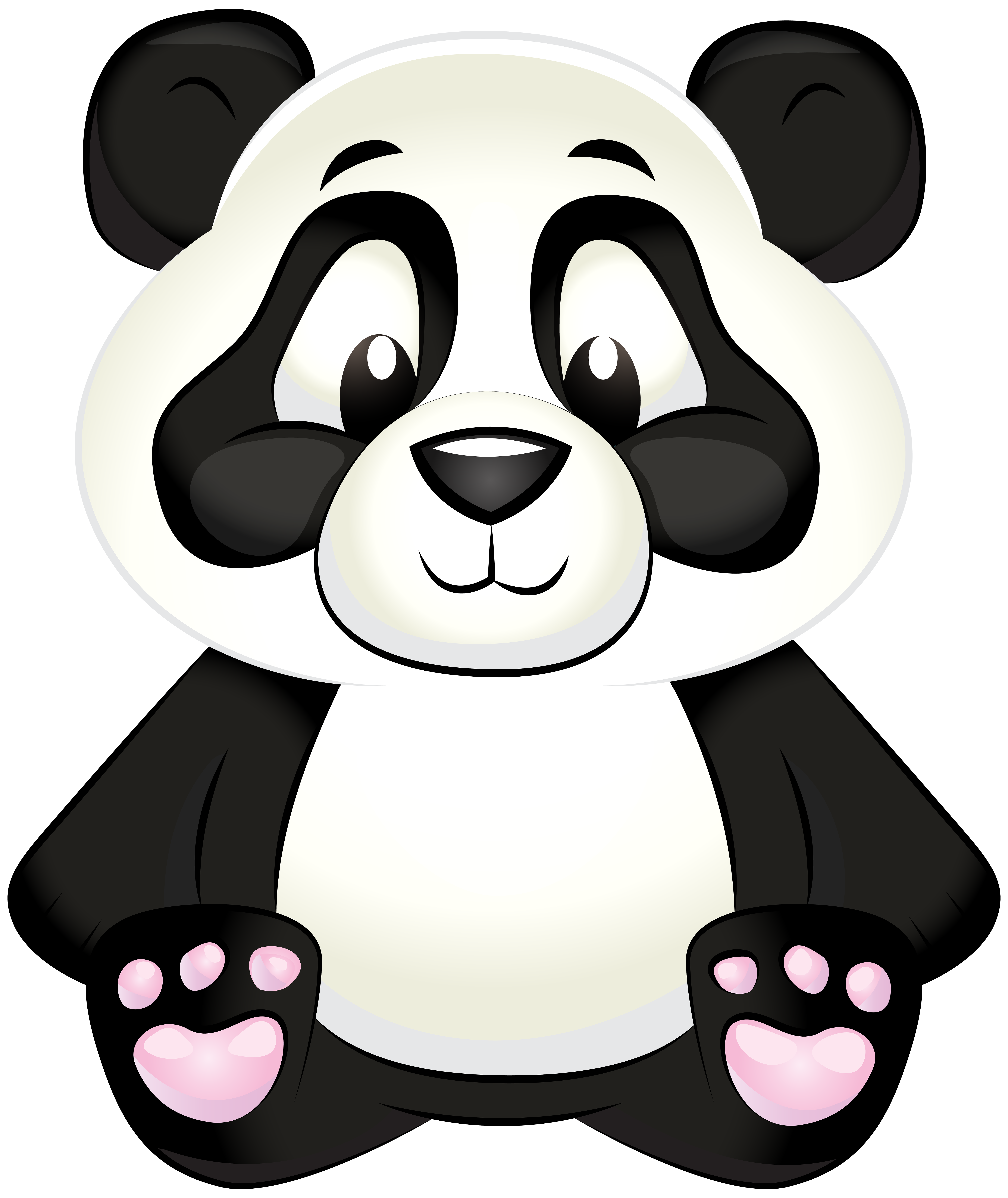 Giant panda Bear Clip art - cartoon panda png download - 6734*8000