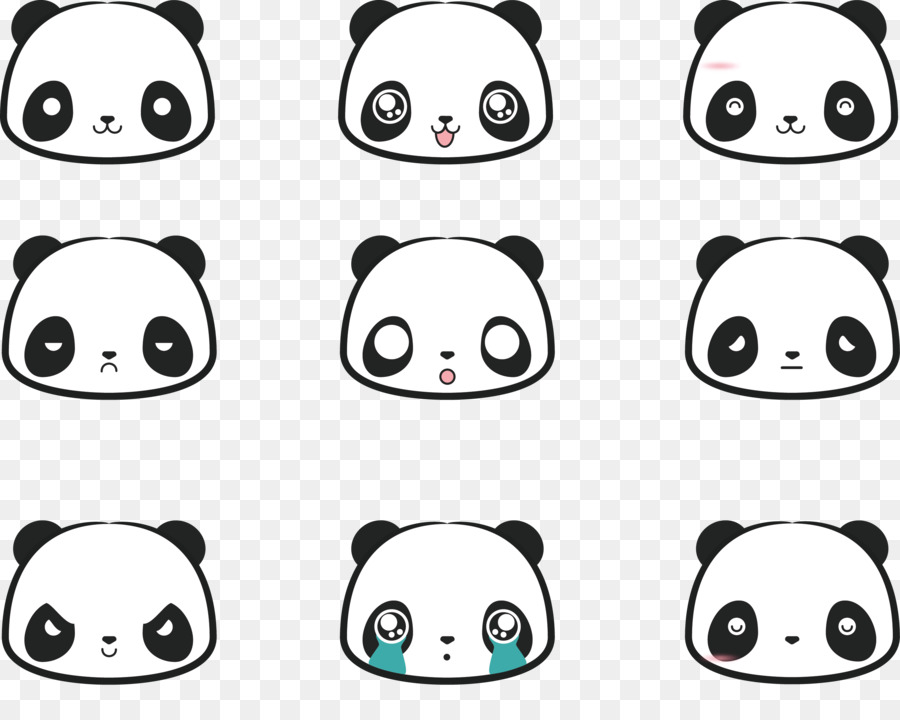 Giant panda Cuteness Cartoon - Panda vector Daquan png download - 2728*2162 - Free Transparent Giant Panda png Download.