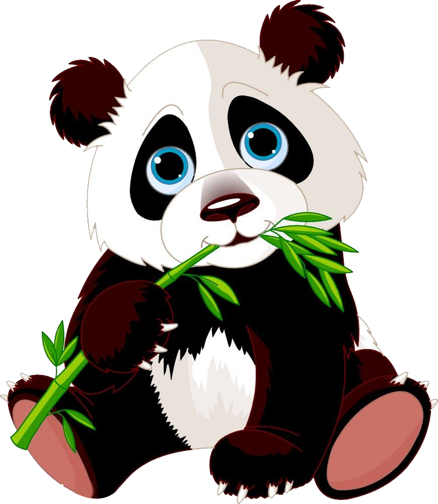 Panda Eating Bamboo Eating Panda Transparent Background Png Clipart