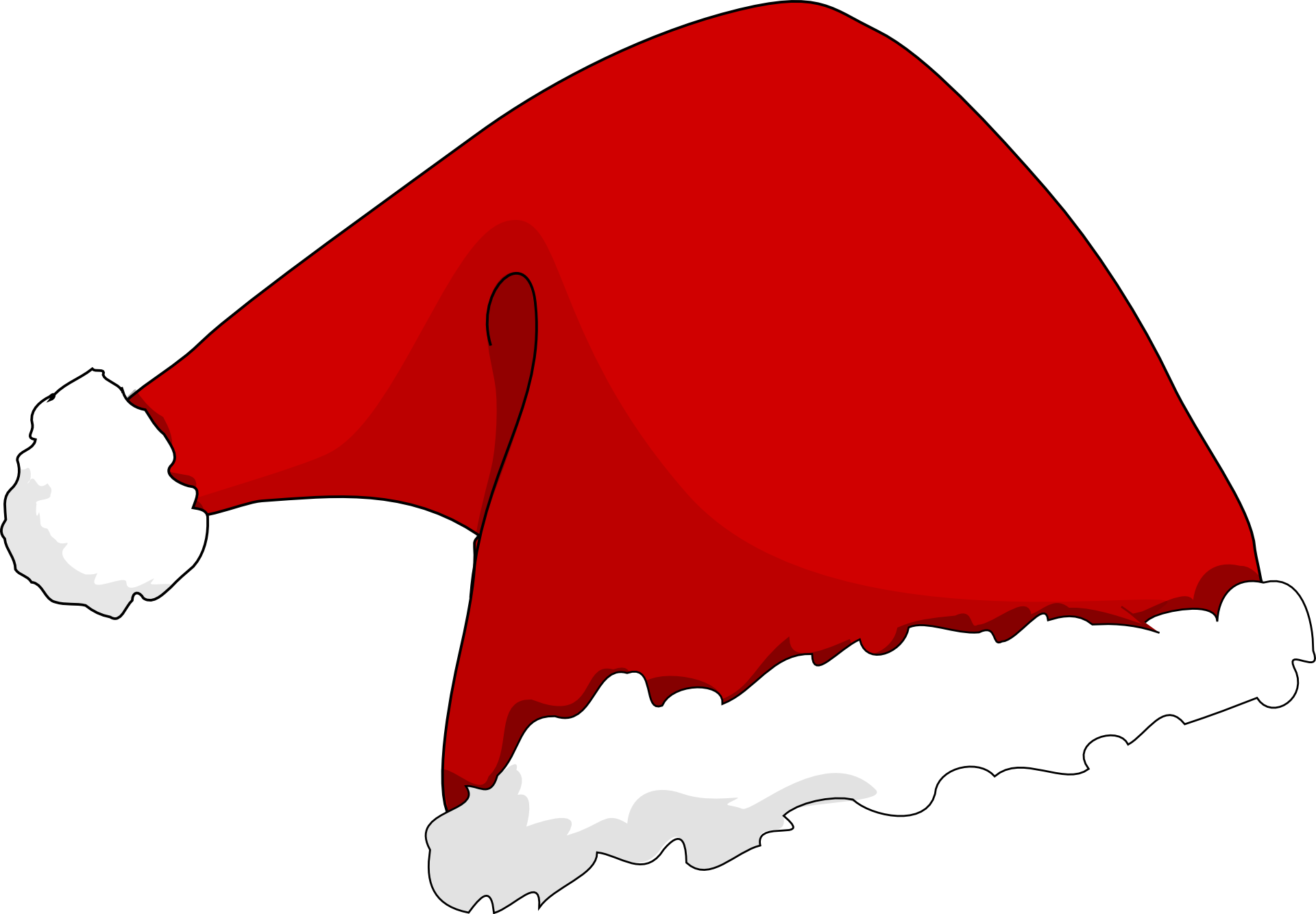 Santa Claus Hat Clip art - Red Christmas hats png download - 1920*1334
