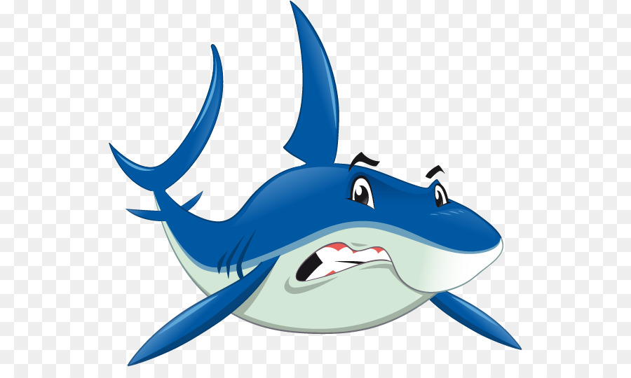 Shark Jaws Benthic zone - Cartoon shark png download - 590*524 - Free Transparent Shark Jaws png Download.
