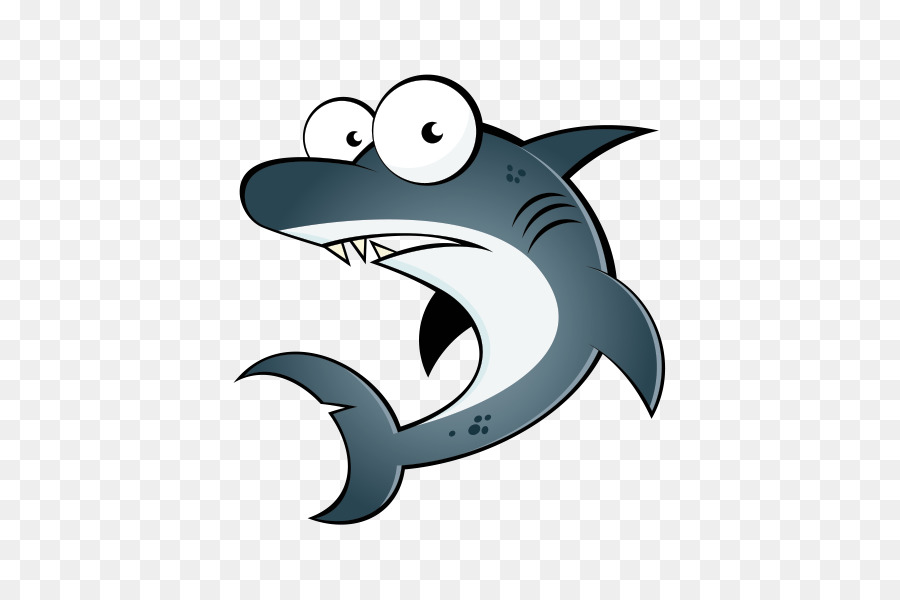 Shark Cartoon - shark png download - 600*600 - Free Transparent Shark png Download.