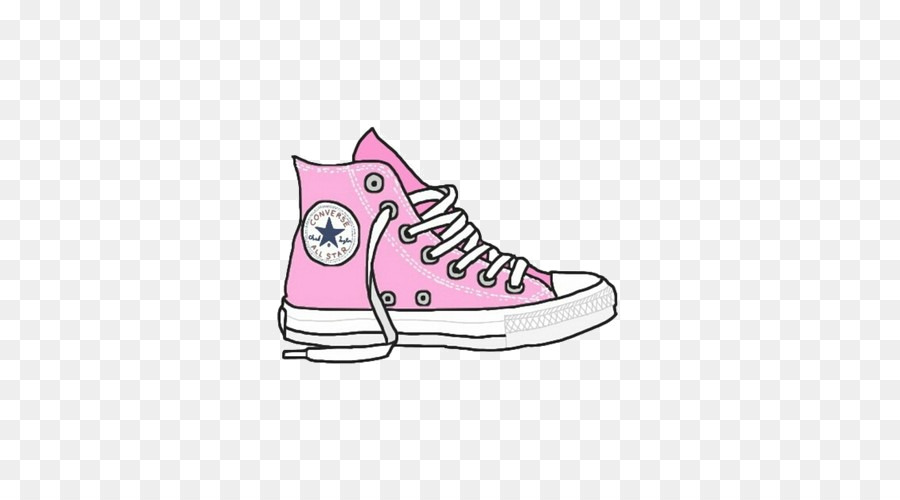 Converse Drawing Sneakers Shoe Clip art - cartoon shoes png download - 500*500 - Free Transparent Converse png Download.