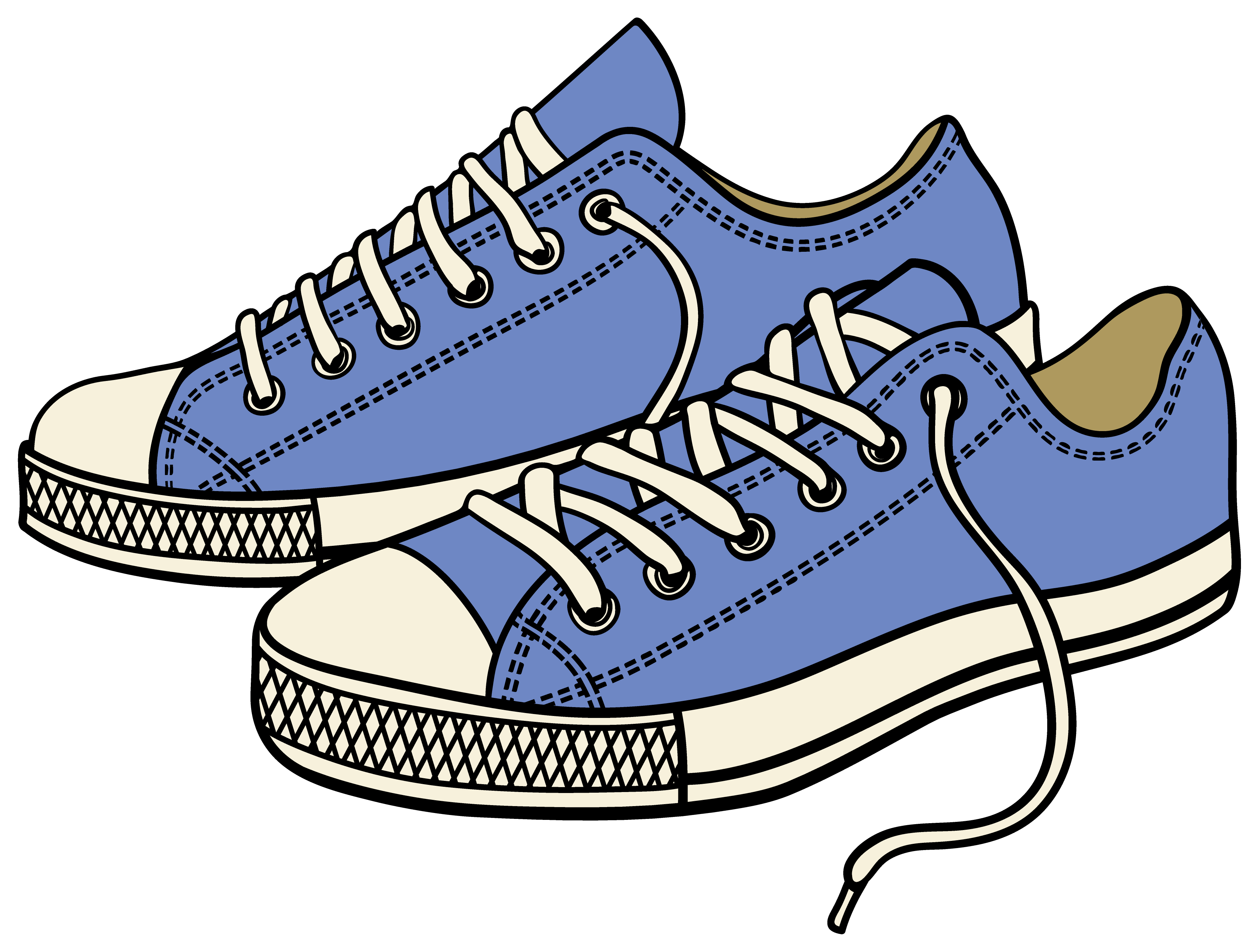 Cartoon Tennis Shoes Png - Carton