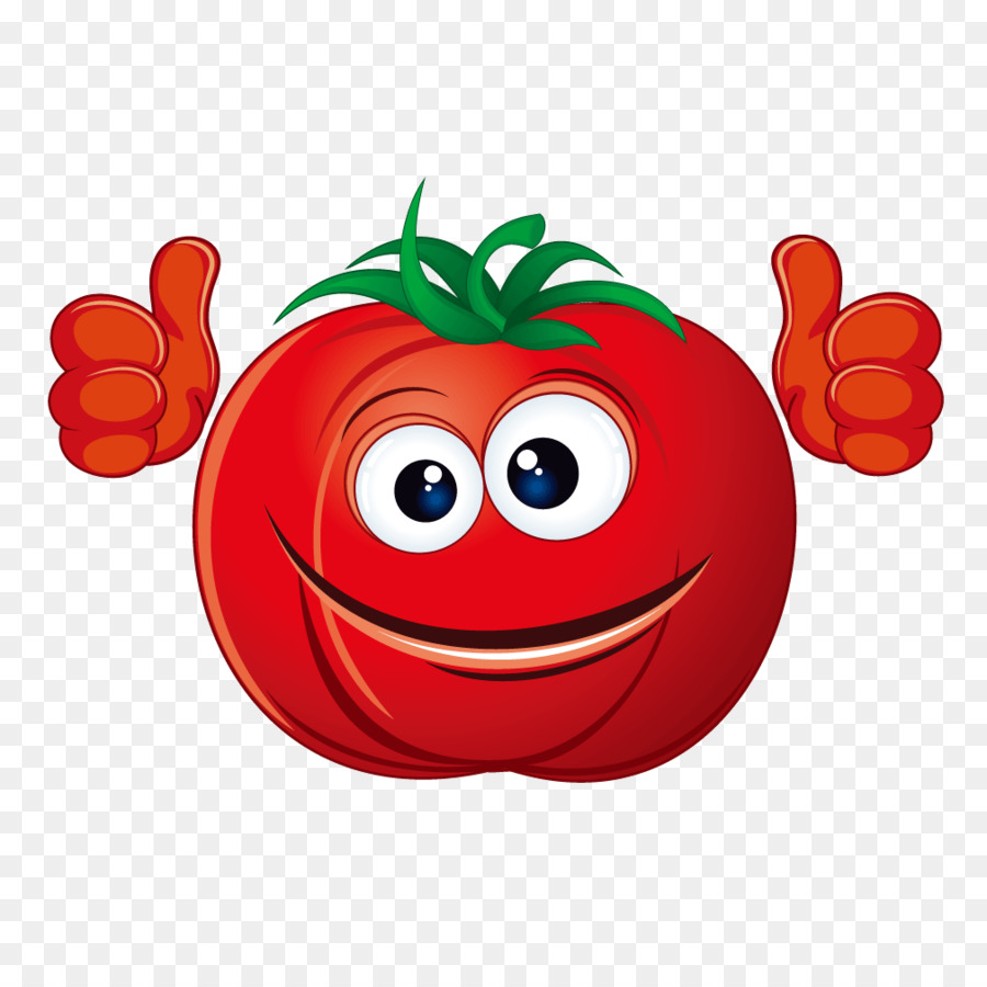 Tomato Smile - Smiley cartoon red tomatoes png download - 1010*1010 - Free Transparent Tomato png Download.