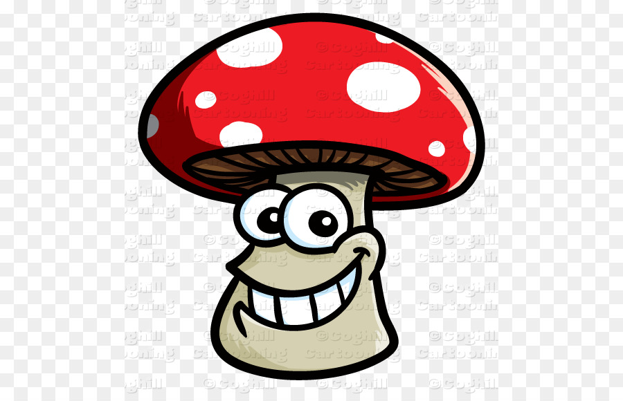 Cartoon Smile Mushroom Fungus Clip art - Mushroom Cartoon png download - 540*569 - Free Transparent  Cartoon png Download.
