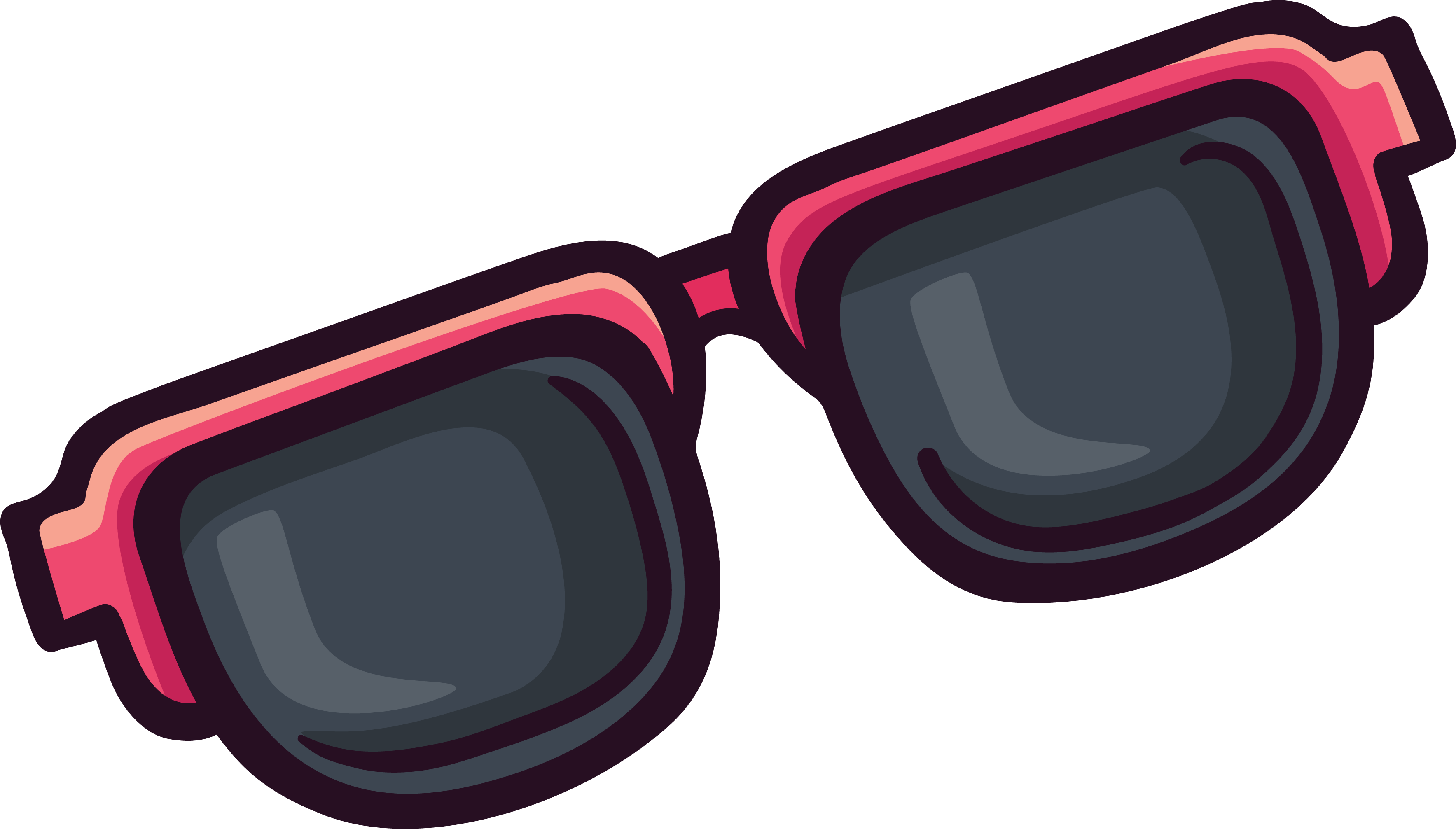 Goggles Sunglasses Sticker Clip art - Cute cartoon Sunglasses png