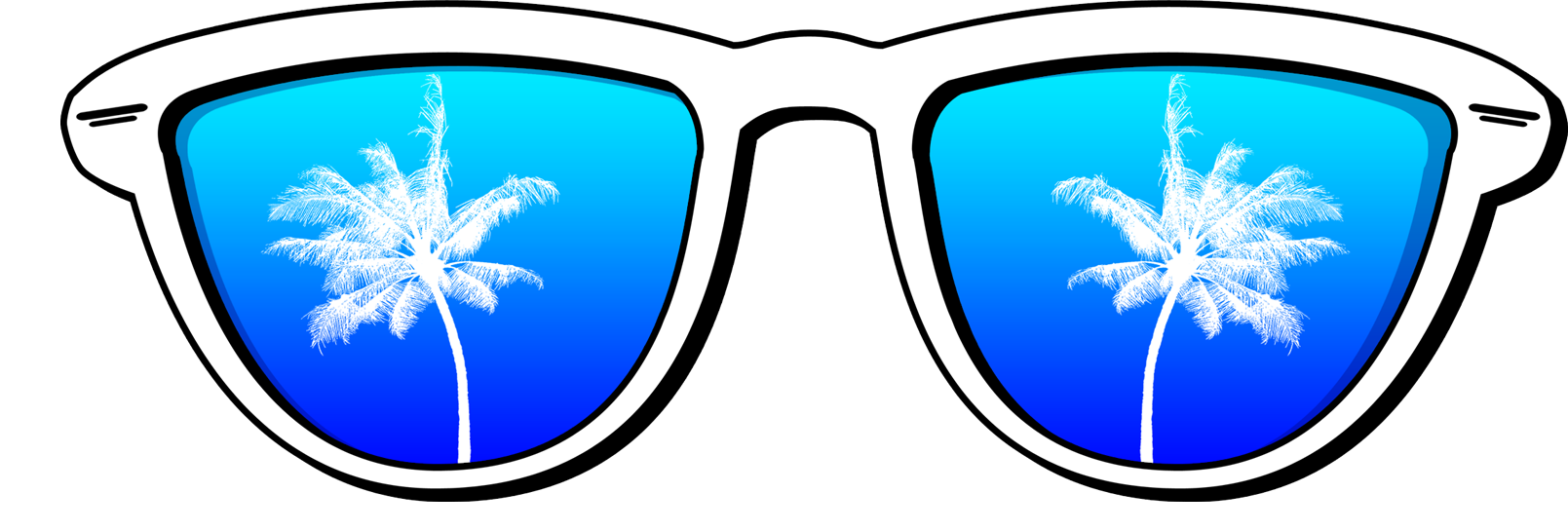 Sunglasses Cartoon - Sunglasses png download - 1609*545 - Free