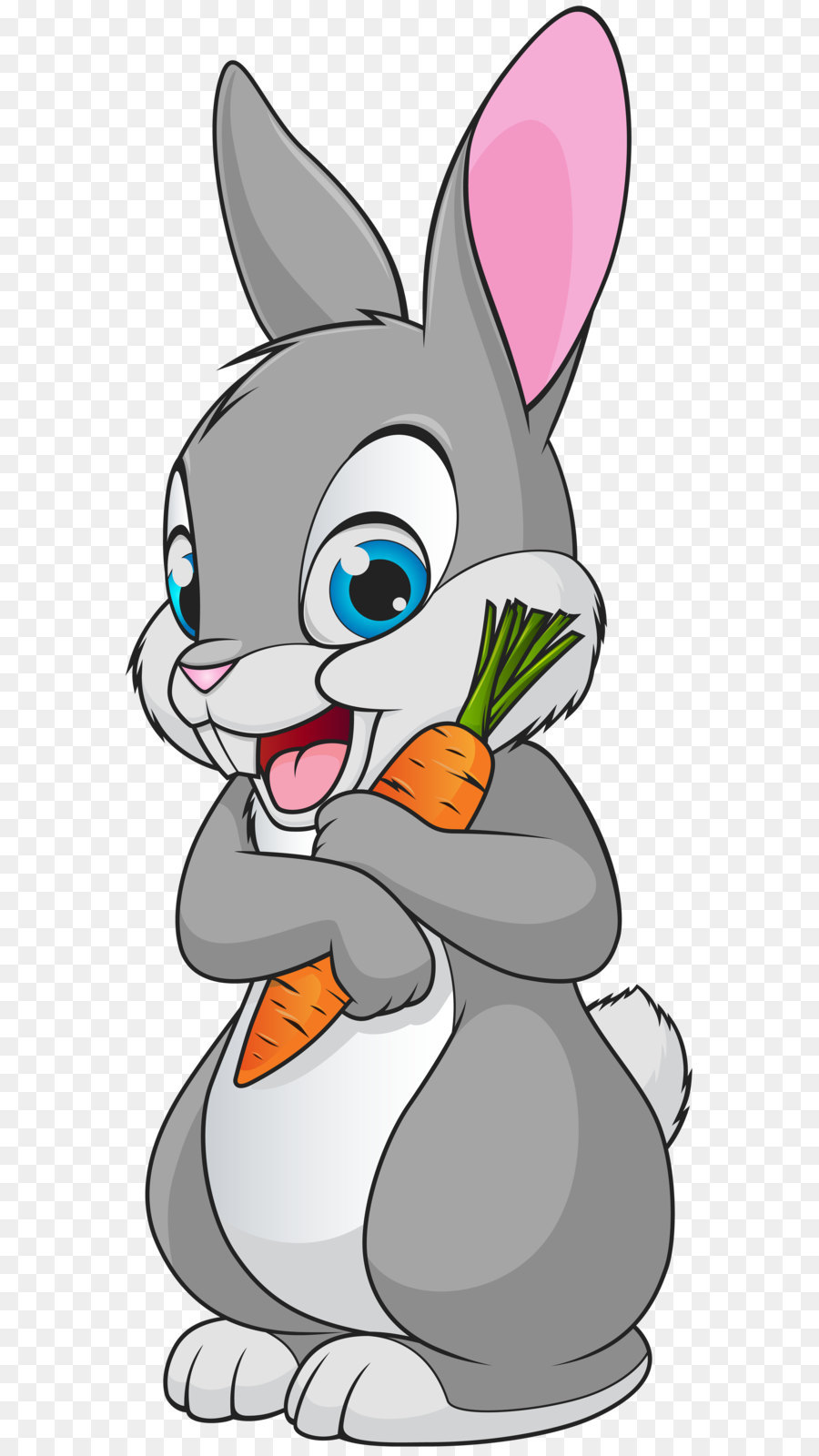 Bugs Bunny Rabbit Cartoon Clip art - Cute Bunny Cartoon Transparent Clip Art Image png download - 3259*8000 - Free Transparent Bugs Bunny png Download.