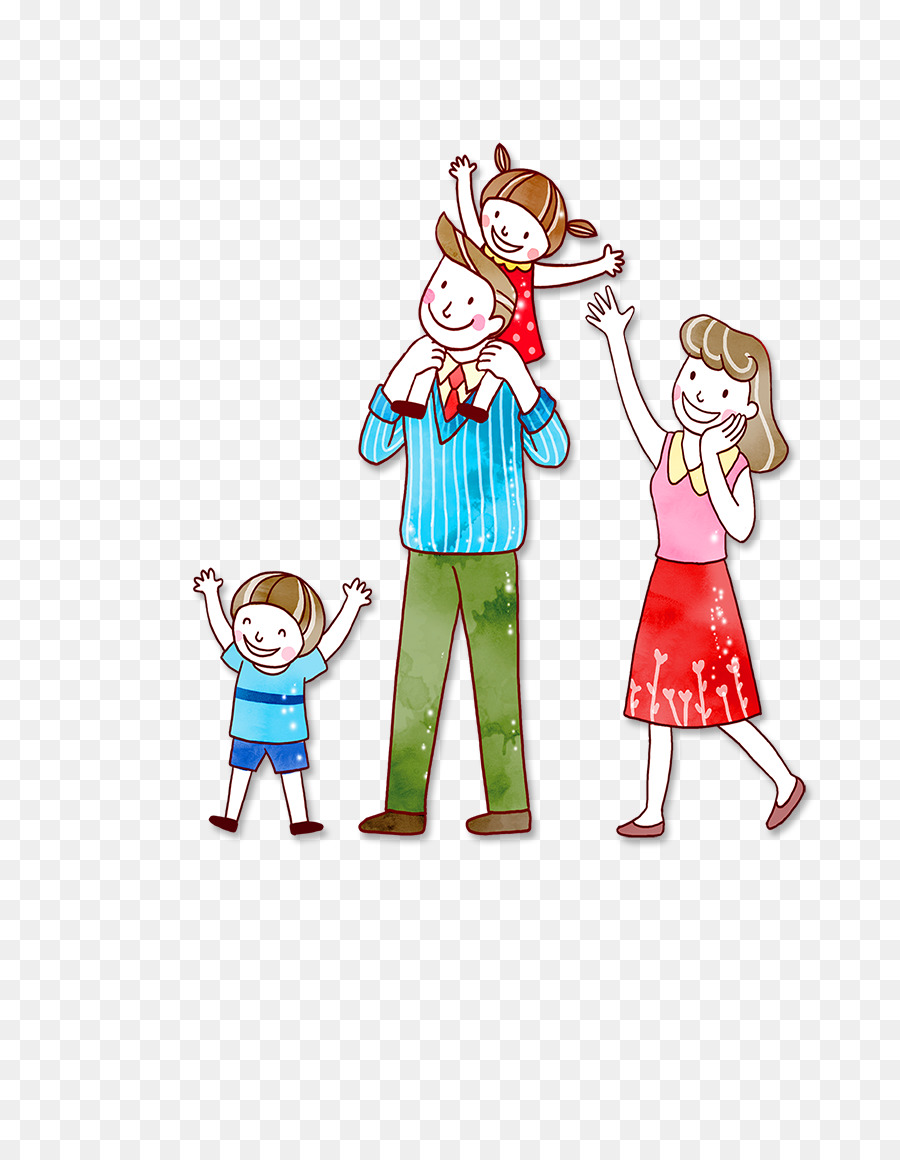 Family Cartoon - family png download - 869*1153 - Free Transparent  png Download.