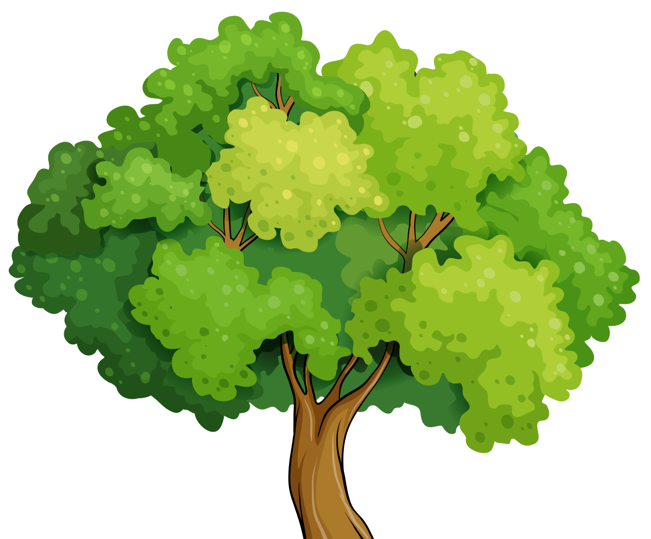 Cartoon - foreground tree png download - 1268*1050 - Free Transparent  Cartoon png Download. - Clip Art Library