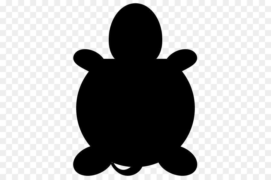 Turtle Silhouette Black and white Tortoise - turtle png download - 600*600 - Free Transparent Turtle png Download.