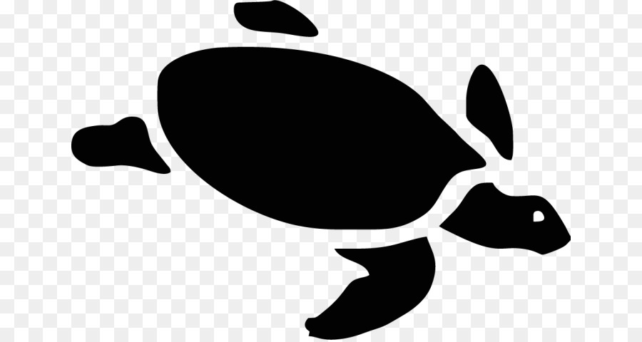 Sea turtle Silhouette Stencil - turtle png download - 700*477 - Free Transparent Turtle png Download.