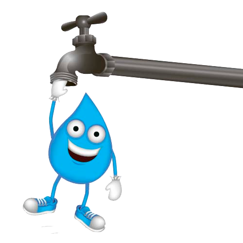 Tap water Drop Tap water - Cartoon water drops and faucet png download -  500*500 - Free Transparent Tap png Download. - Clip Art Library