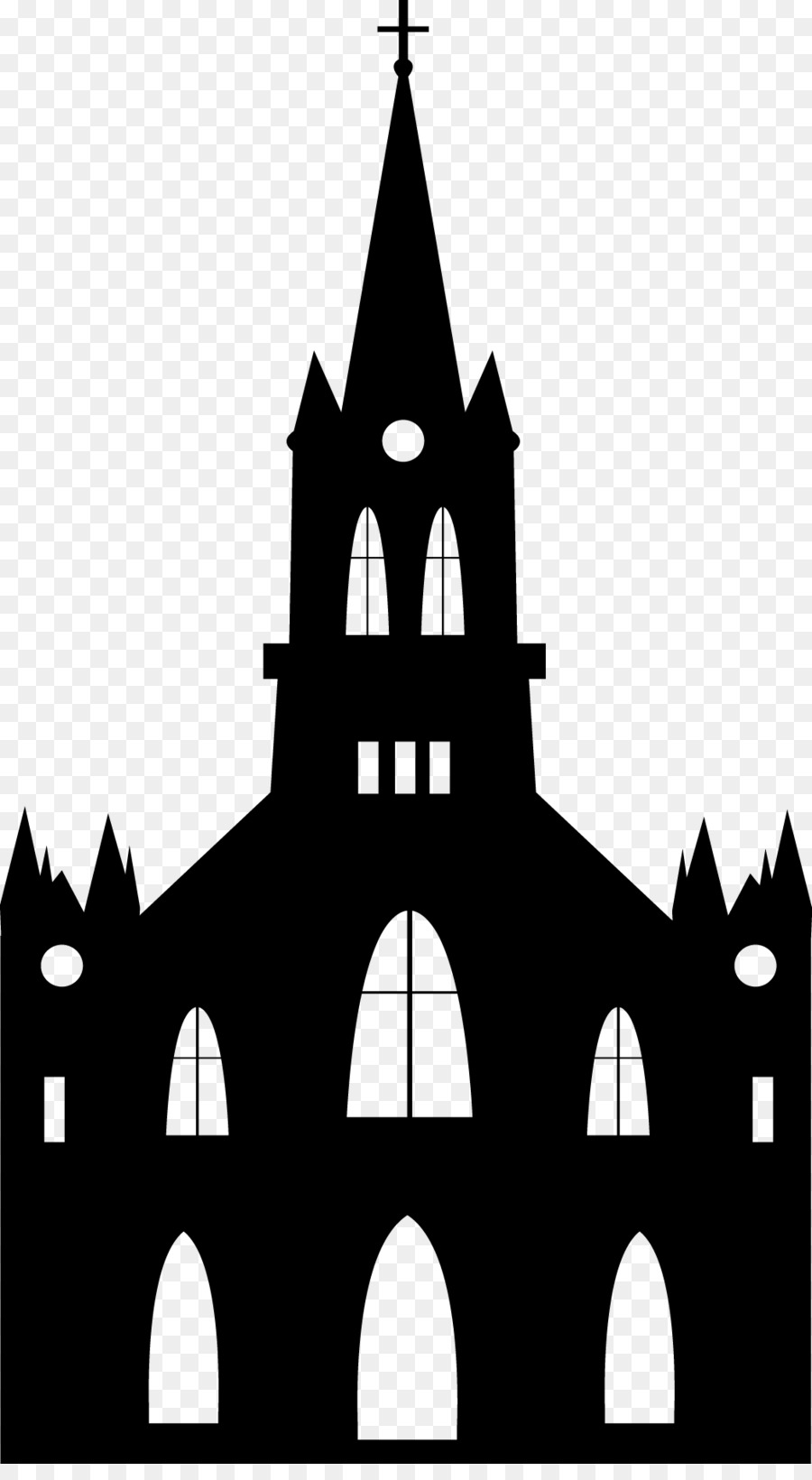Euclidean vector Church Religion Silhouette - Castle Castle silhouette png download - 1040*1874 - Free Transparent Church png Download.