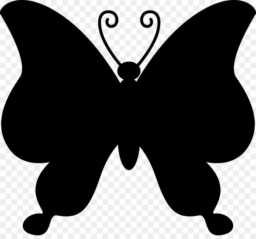 Brush-footed butterflies Black & White - M Clip art Silhouette Leaf -  png download - 1600*1471 - Free Transparent Brushfooted Butterflies png Download.