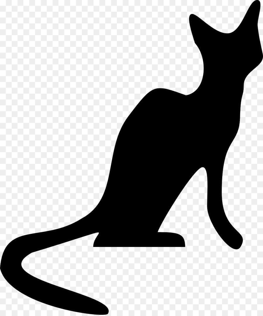 Black cat Dog Silhouette Clip art - Cat png download - 1071*1280 - Free Transparent Cat png Download.