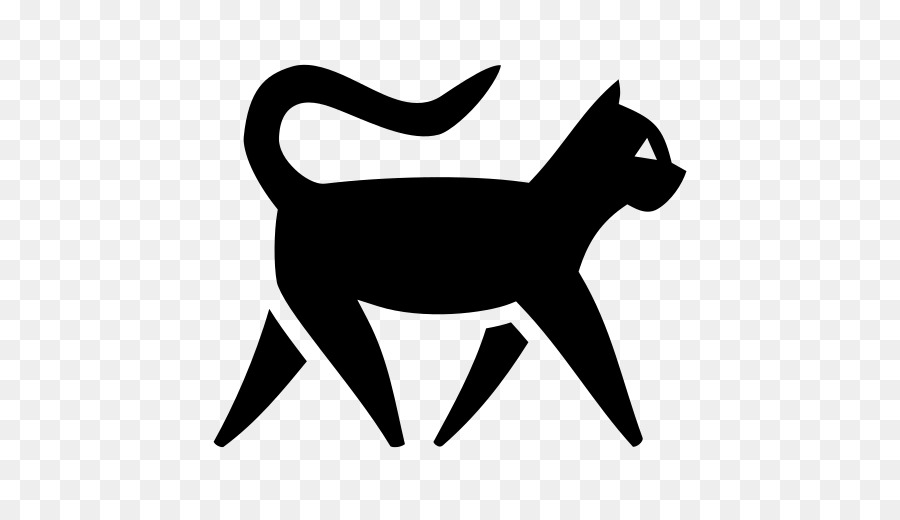 Cat Dog Silhouette Line art Clip art - Cat png download - 512*512 - Free Transparent Cat png Download.