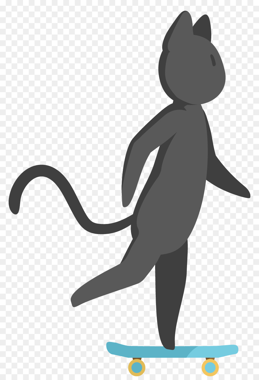 Cat Canidae Dog Silhouette Clip art - Cat png download - 840*1307 - Free Transparent Cat png Download.